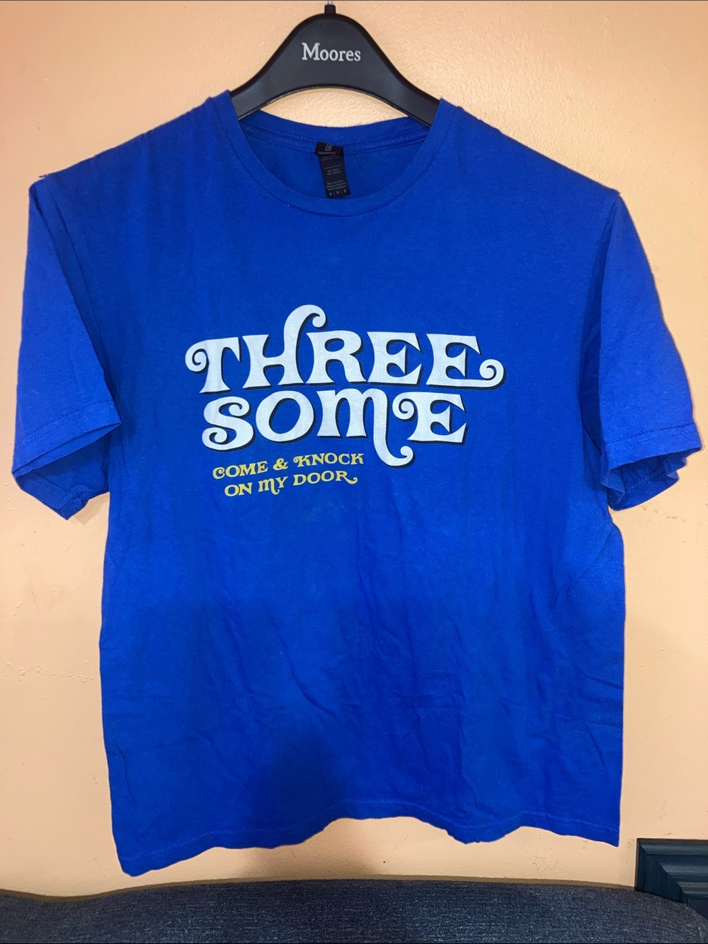 Gildan Royal Blue "Threesome" Graphic Tee
